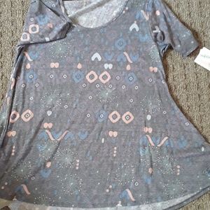 Lularoe perfect t A line top L nwt